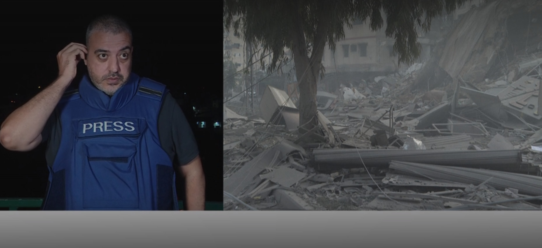 Πόλεμος Ισραήλ - Χαμάς: Ισχυρή έκρηξη στη Γάζα σημειώθηκε κατά τη διάρκεια ζωντανής σύνδεσης ρεπόρτερ του BBC