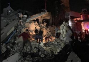 Γάζα: Στους 8 οι νεκροί μετά τον βομβαρδισμό της εκκλησίας του Αγίου Πορφυρίου – Αγνοούμενοι στα χαλάσματα