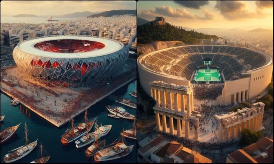 Εντυπωσιακές εικόνες: Πώς θα ήταν τα γήπεδα των ομάδων της Euroleague με βάση τα μνημεία των πόλεων τους