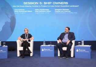 Οι ηγέτες του LNG Βαγγέλης Μαρινάκης και Μαρία Αγγελικούση συζητούν για το μέλλον της ναυτιλίας