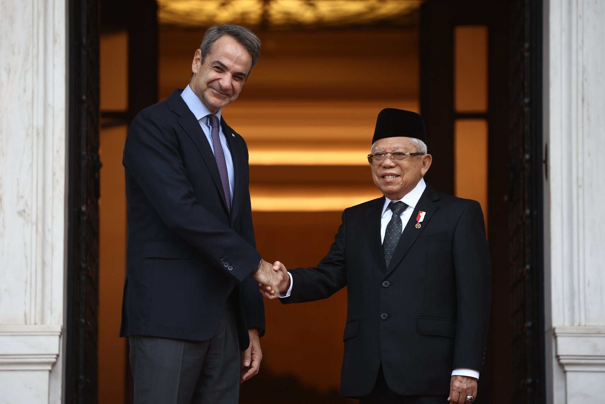 Συνάντηση Μητσοτάκη με τον αντιπρόεδρο της Ινδονησίας – Αμοιβαία βούληση για ενίσχυση των διμερών σχέσεων