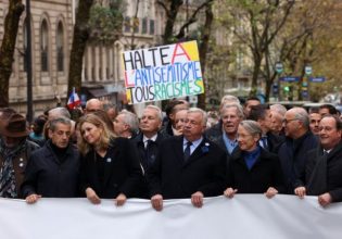 Γαλλία: Διαδηλώσεις κατά του αντισημιτισμού με συμμετοχή ακροδεξιών της Λεπέν και του Ζεμούρ