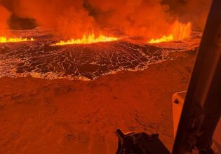 Φωτογραφίες που κόβουν την ανάσα από την έκρηξη ηφαιστείου στην Ισλανδία – Δείτε live εικόνα