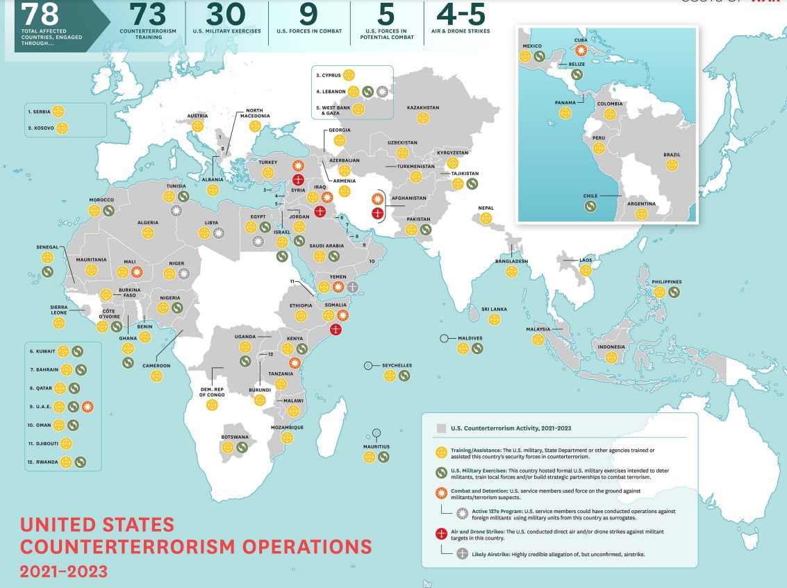 Τι δουλειά έχει η Κύπρος σε αμερικανικό χάρτη για την καταπολέμηση της τρομοκρατίας;