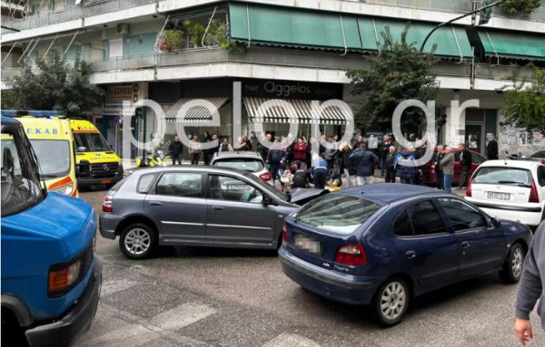 Πάτρα: Τρεις τραυματίες από σφοδρή σύγκρουση δύο αυτοκινήτων