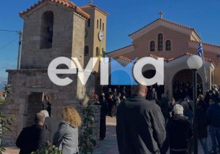 Χαλκίδα: Σπαραγμός στην κηδεία του 43χρονου – Τραγική φιγούρα η σύζυγός του