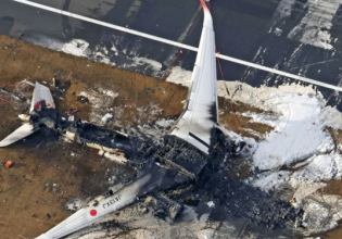 Πάνω από 100 εκατ. δολ. η ζημιά για την Japan Airlines από τη μοιραία σύγκρουση