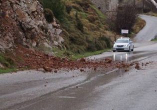 Κακοκαιρία: Αποκαταστάθηκε η κυκλοφορία στην παλαιά εθνική οδό Πατρών-Κορίνθου