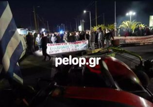 Για 7η μέρα στους δρόμους οι αγρότες στο Αίγιο, διαμαρτυρίες και στο Αγρίνιο – Έκλεισαν τις Εθνικές Οδούς