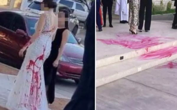 Μεξικό: Έβαλαν άτομα να ρίξουν κόκκινη μπογιά σε νύφη για να εμποδίσουν τον γάμο του γιου τους