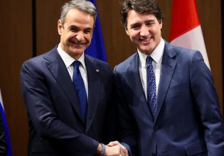 Κοινή δήλωση Μητσοτάκη – Τριντό: Η φιλία Ελλάδας και Καναδά αντανακλάται στους στενούς δεσμούς των δυο χωρών