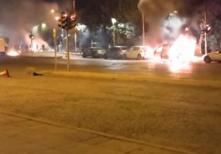 Επεισόδια στην Πανεπιστημιούπολη – Πέταξαν μολότοφ, ζημιές σε αυτοκίνητα