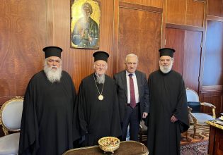 Επίσκεψη του Προέδρου της ΚΕΔΕ Λάζαρου Κυρίζογλου στο Οικουμενικό Πατριαρχείο Κωνσταντινουπόλεως