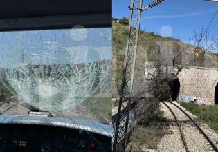 Άγιος Στέφανος: Φωτογραφίες ντοκουμέντα από τη σύγκρουση τρένου με πεσμένο δέντρο