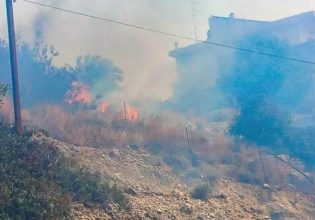 Μαίνεται ανεξέλεγκτη η φωτιά στο Λασίθι – Διασωληνώθηκε τραυματίας