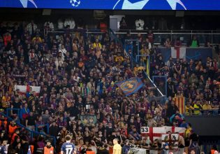 Η UEFA ερευνά καταγγελίες για ναζιστικούς χαιρετισμούς και ρατσιστικές συμπεριφορές οπαδών της Μπαρτσελόνα