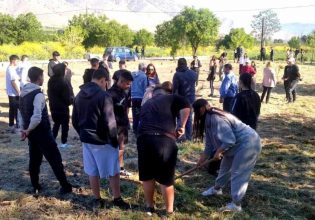 Τύρναβος: 57 δέντρα για τα θύματα των Τεμπών – Συμβολική δενδροφύτευση