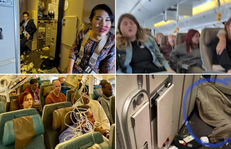 Πτήση Λονδίνο - Σιγκαπούρη: Με τραυματισμούς σε σπονδυλική στήλη και εγκέφαλο οι επιβάτες μετά τις αναταράξεις