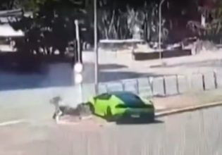 Βραζιλία: Βίντεο δείχνει οδηγό να ρίχνει τη Lamborghini του πάνω σε δικυκλιστή που του έκλεψε το Rolex