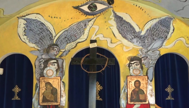 Παναγία Καταφυγιώτισσα: «Σφραγίστηκε» το εκκλησάκι που εικονογράφησε ο Μυταράς