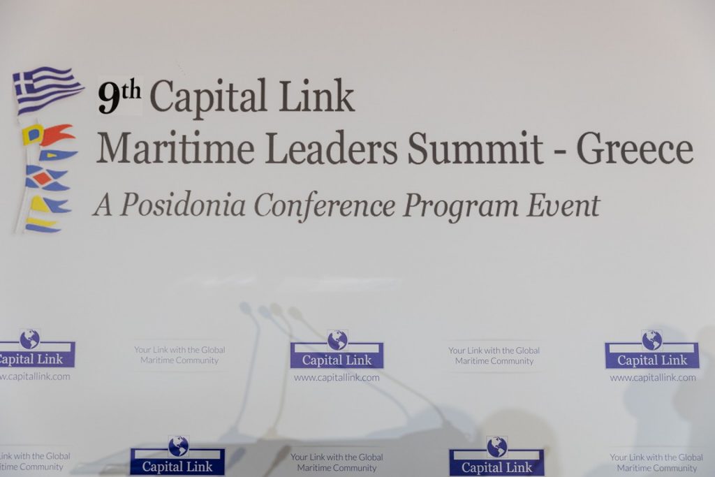 Διοργανώθηκε με μεγάλη επιτυχία το: 9ο CAPITAL LINK MARITIME LEADERS SUMMIT – GREECE “Dashing Ahead – Leadership in Action”