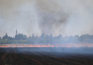 Συναγερμός για πυρκαγιά και στη Λάρισα – Εκταταμένη επιχείρηση της πυροσβεστικής