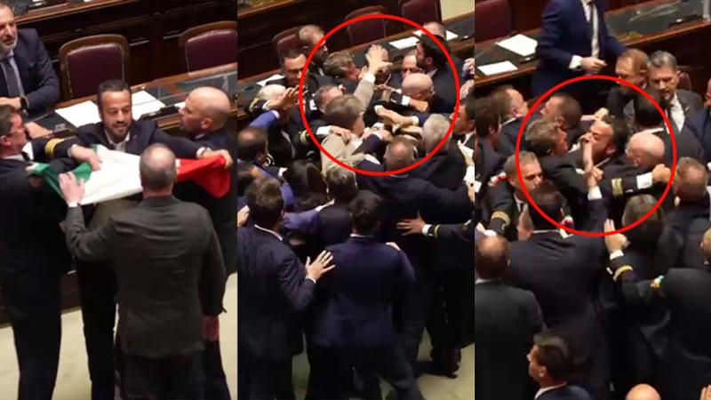 Ιταλία: «Ρινγκ» η βουλή, επίθεση ακροδεξιών βουλευτών σε αντιπολιτευόμενο