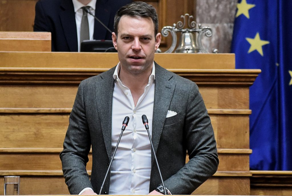 Κοινοβουλευτική ομάδα του ΣΥΡΙΖΑ υπό τον Κασσελάκη στο φόντο των συζητήσεων για την Κεντροαριστερά