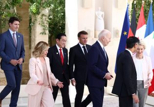 G7: Η χαμογελαστή Μελόνι και η παρέλαση των «στοιχειωμένων», που μετράνε μέρες στην εξουσία