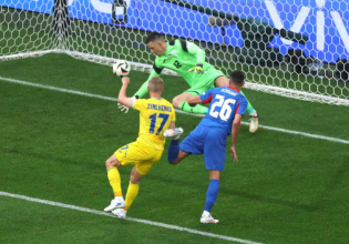 Κεφαλιά του Σραντζ και 1-0 η Σλοβακία απέναντι στην Ουκρανία (vid)