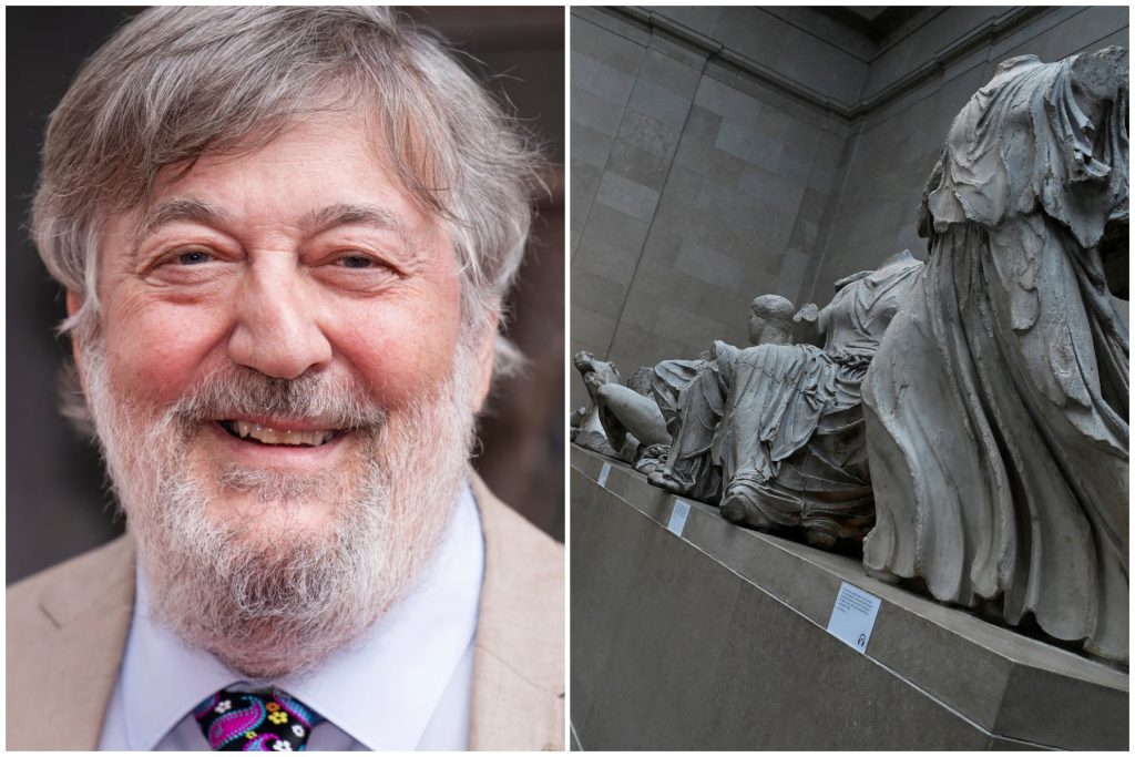 Στίβεν Φράι για Γλυπτά Παρθενώνα: «Θα ήταν αριστοκρατικό αν το Βρετανικό Μουσείο τα επέστρεφε»