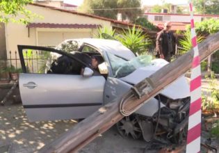 Θεσσαλονίκη: Νεκρός 22χρονος οδηγός – Το όχημά του «καρφώθηκε» σε κολόνα