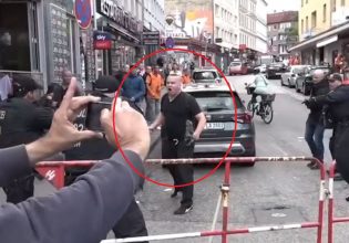 Γερμανία: Η στιγμή που αστυνομικοί πυροβολούν τον άνδρα που κρατούσε τσεκούρι και μολότοφ – Βίντεο ντοκουμέντο