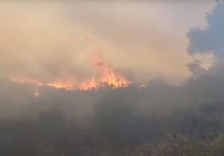 Φωτιά στην Αχαΐα: Σε πύρινο κλοιό τα χωριά του δήμου Ερυμάνθου – Συνεχείς εντολές εκκένωσης οικισμών