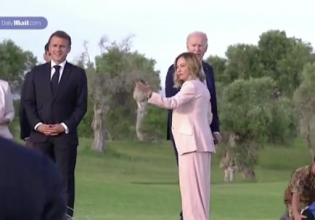 G7: Αποπροσανατολισμένος ξανά ο Τζο Μπάιντεν –  Τον βοήθησε η Μελόνι