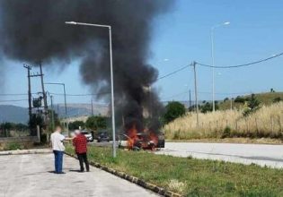Ιωάννινα: Από θαύμα σώθηκε οδηγός – Το αυτοκίνητο του έπιασε φωτιά εν κινήσει