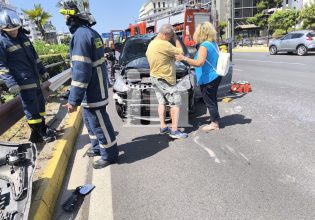 Σοβαρό τροχαίο ατύχημα στη Λεωφόρο Συγγρού