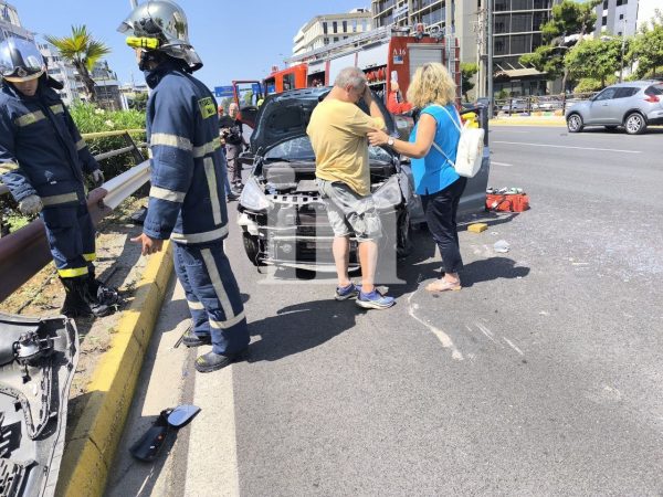 Σοβαρό τροχαίο ατύχημα στη Λεωφόρο Συγγρού