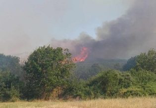 Φωτιά στις Σάπες Ροδόπης – Ήχησε το 112 στο χωριό Ασκητές