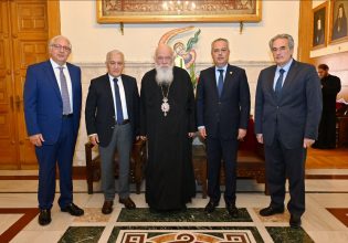 Συνάντηση του Προέδρου της ΚΕΔΕ Λάζαρου Κυρίζογλου με τον Μακαριότατο Αρχιεπίσκοπο Αθηνών και πάσης Ελλάδος κ.κ. Ιερώνυμο