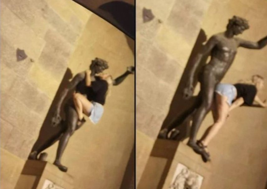 Ιταλία: Τουρίστρια στη Φλωρεντία απαθανατίστηκε να κάνει σεξ με... ιστορικό άγαλμα
