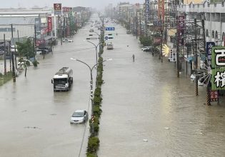 Κίνα: Εικόνες καταστροφής μετά την καταιγίδα Γκέμι