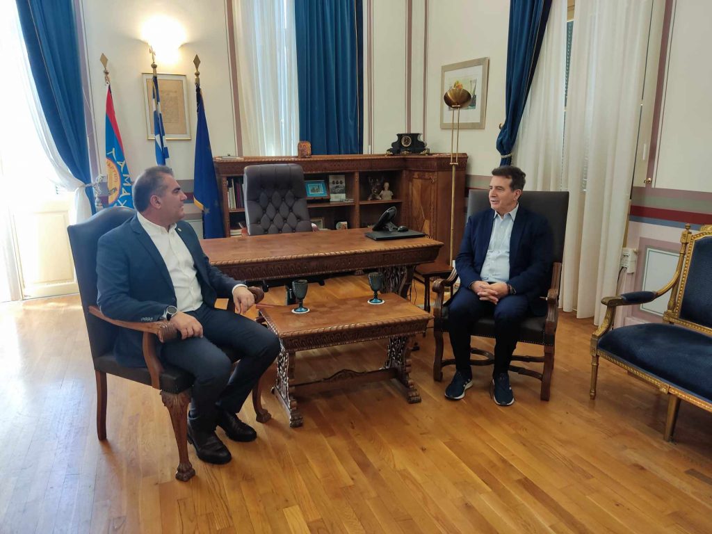 Συνάντηση Δημάρχου Καλαμάτας με τον Υπουργό Προστασίας του Πολίτη Μιχάλη Χρυσοχοΐδη