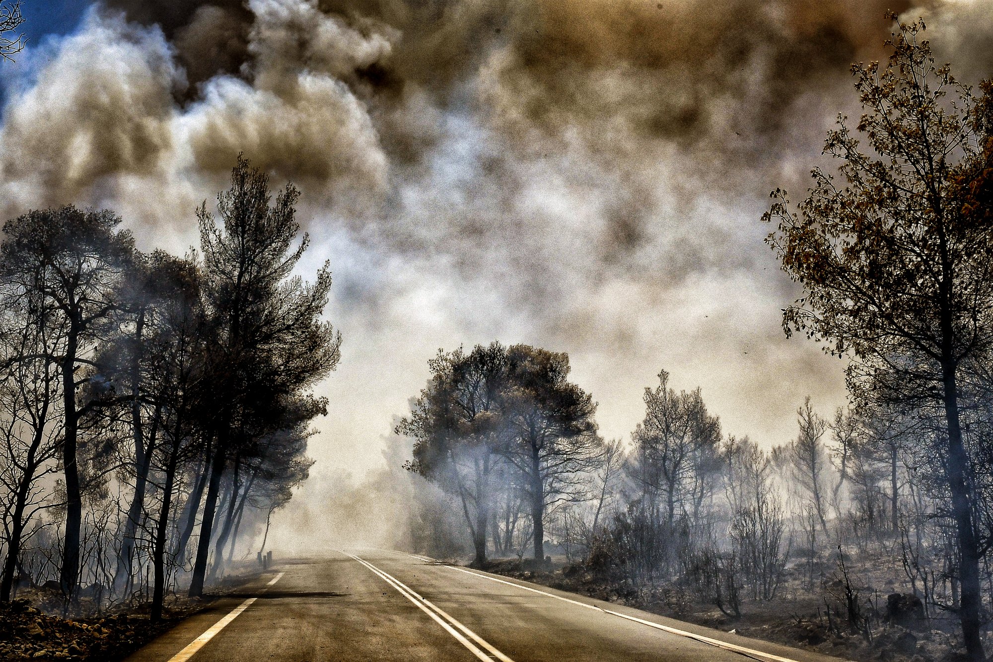 Φωτιά στο Σοφικό: Βελτιωμένη η εικόνα του πύρινου μετώπου