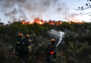 Πυροσβεστική: Δύσκολη παραμένει η κατάσταση στη Χίο, βελτιωμένη εικόνα στην Κω – Νέα φωτιά και 112 στην Κρήτη