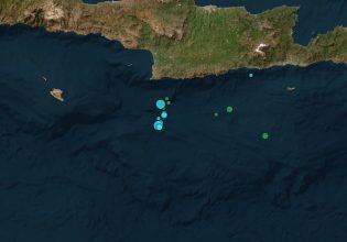 Σεισμός τώρα στην Κρήτη – Συνεχίζονται οι δονήσεις νότια του νησιού