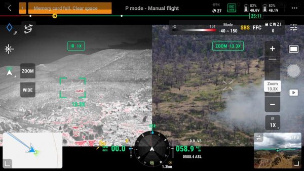 Κικίλιας: Drone της Πυροσβεστικής εντόπισε τη φωτιά από ξηρό κεραυνό στα Βίλια