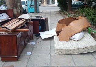 Οι εικόνες με τα ογκώδη απορρίμματα που οδήγησαν τον δήμαρχο Θεσσαλονίκης να προαναγγείλει αυστηρά μέτρα