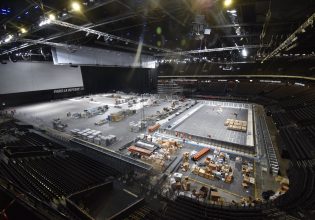 Από σκηνή της Τέιλορ Σουίφτ σε πισίνα ολυμπιακών διαστάσεων – Η εκπληκτική μεταμόρφωση της Paris La Défense Arena