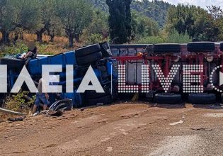 Τροχαίο στην εθνική οδό Πύργου – Κυπαρισσίας: Νταλίκα καταπλάκωσε οχήματα, 4 νεκροί και 2 τραυματίες